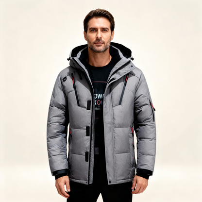 Men's Fleece-Lined Waterproof Parka Jacket