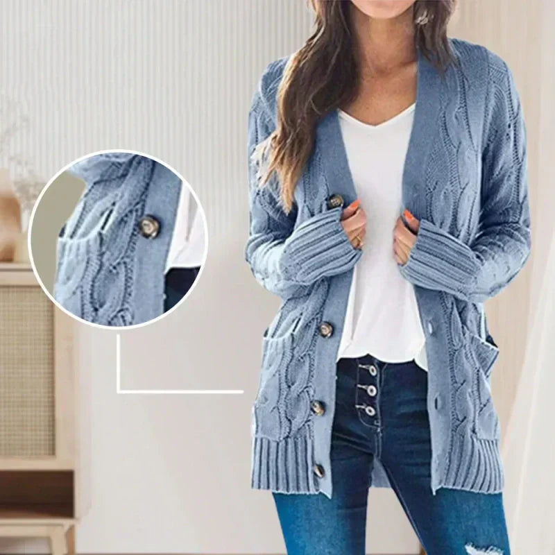 Women's Midi-Length Knit Sweater