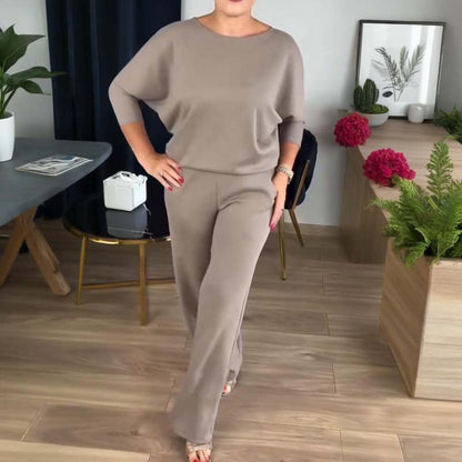 Women's Longline Cardigan, Top & Pants Set