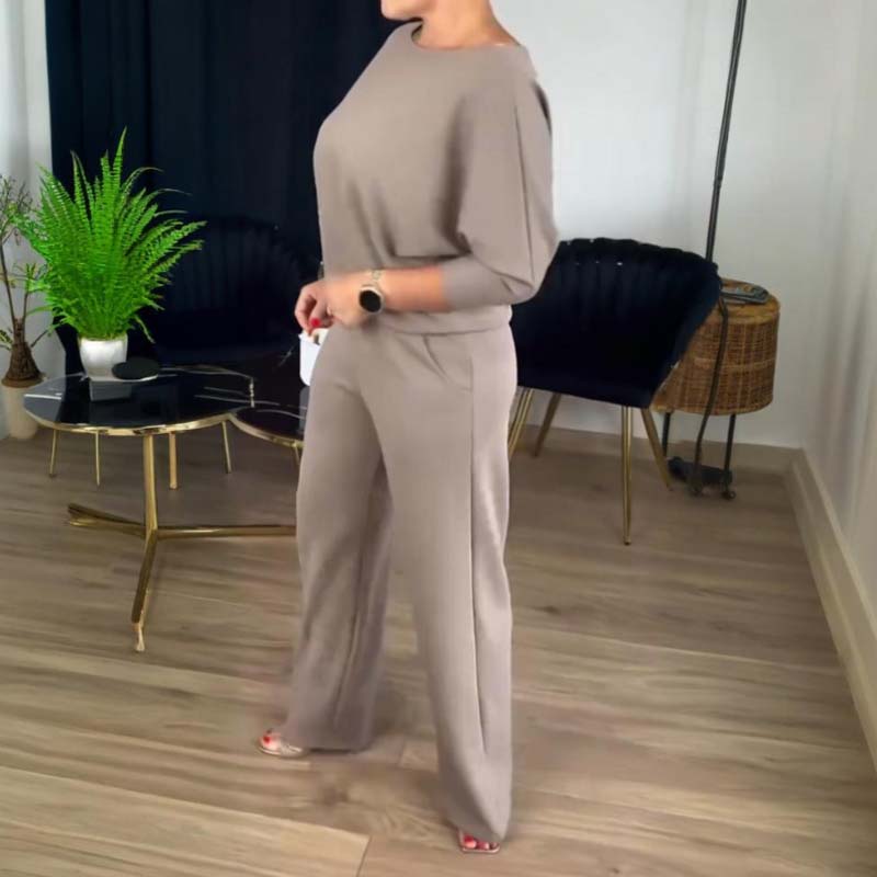 Women's Longline Cardigan, Top & Pants Set