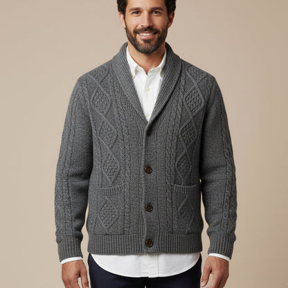 Men's 100% Cashmere Cardigan