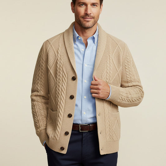 Men's 100% Cashmere Cardigan