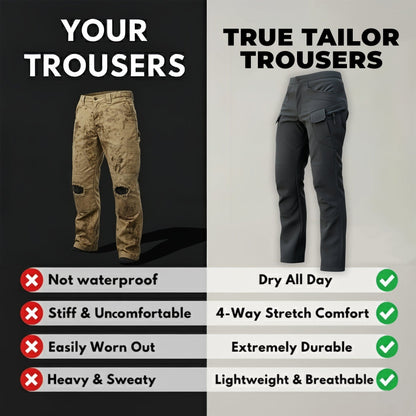 Men's Fleece Lined Waterproof Utility Trousers