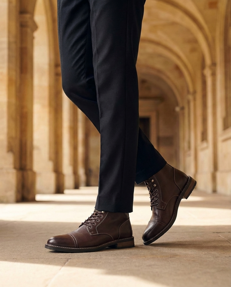 Men's Leather Stitch-Down Boots