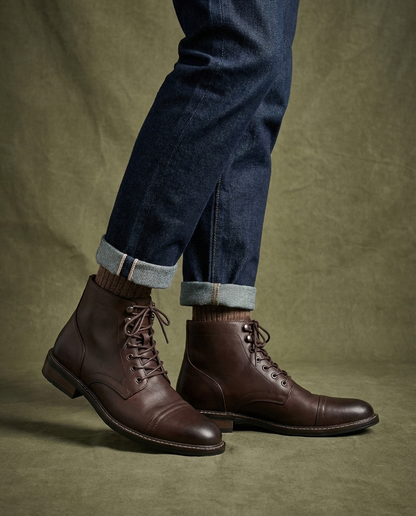 Men's Leather Stitch-Down Boots