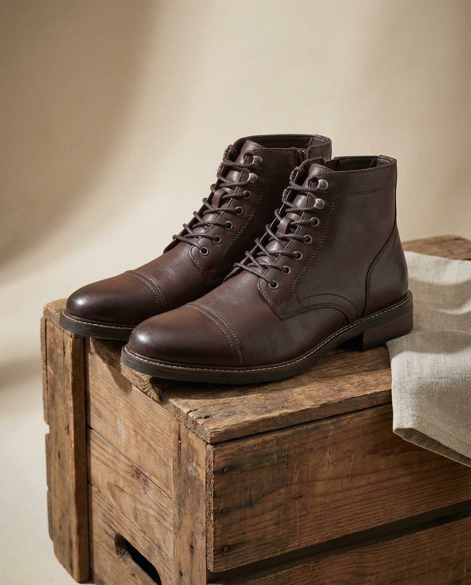 Men's Leather Stitch-Down Boots