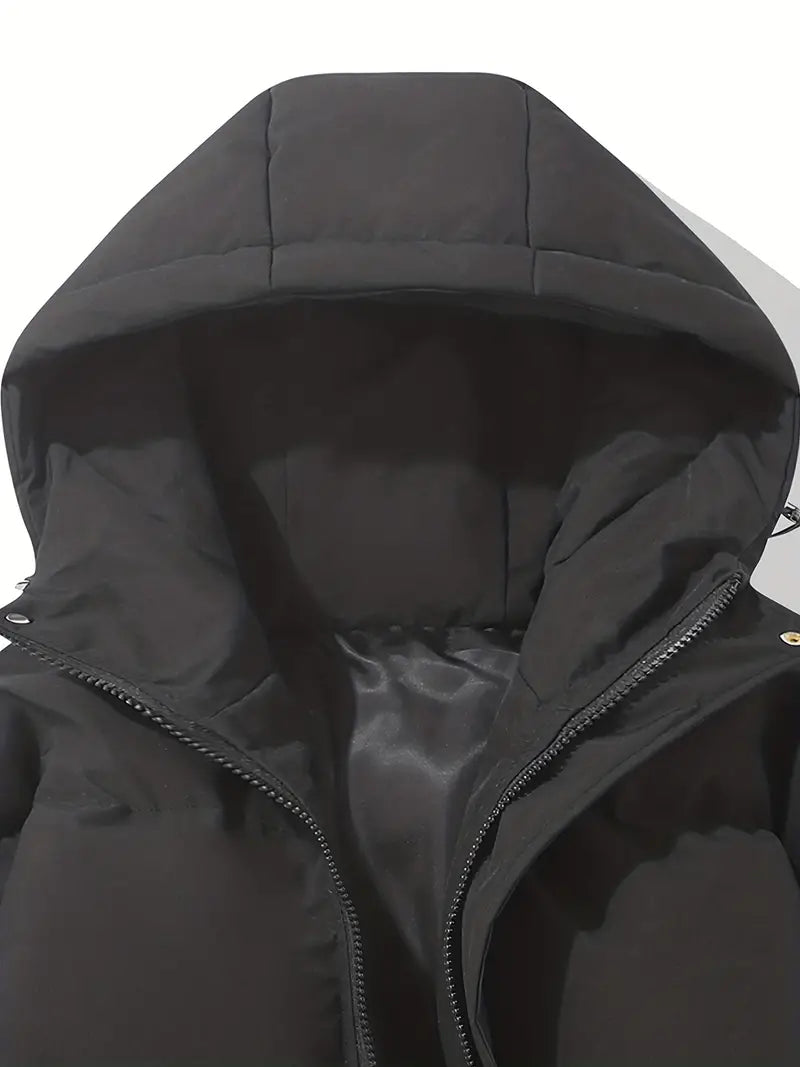 Women's Quilted Hooded Puffer Jacket