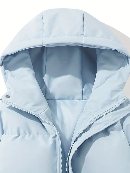 Women's Quilted Hooded Puffer Jacket