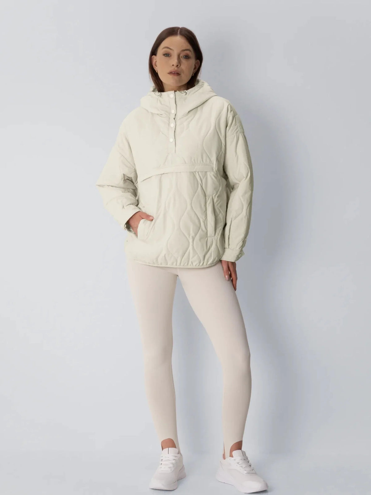 Unisex Packable Quilted Puffer Hoodie