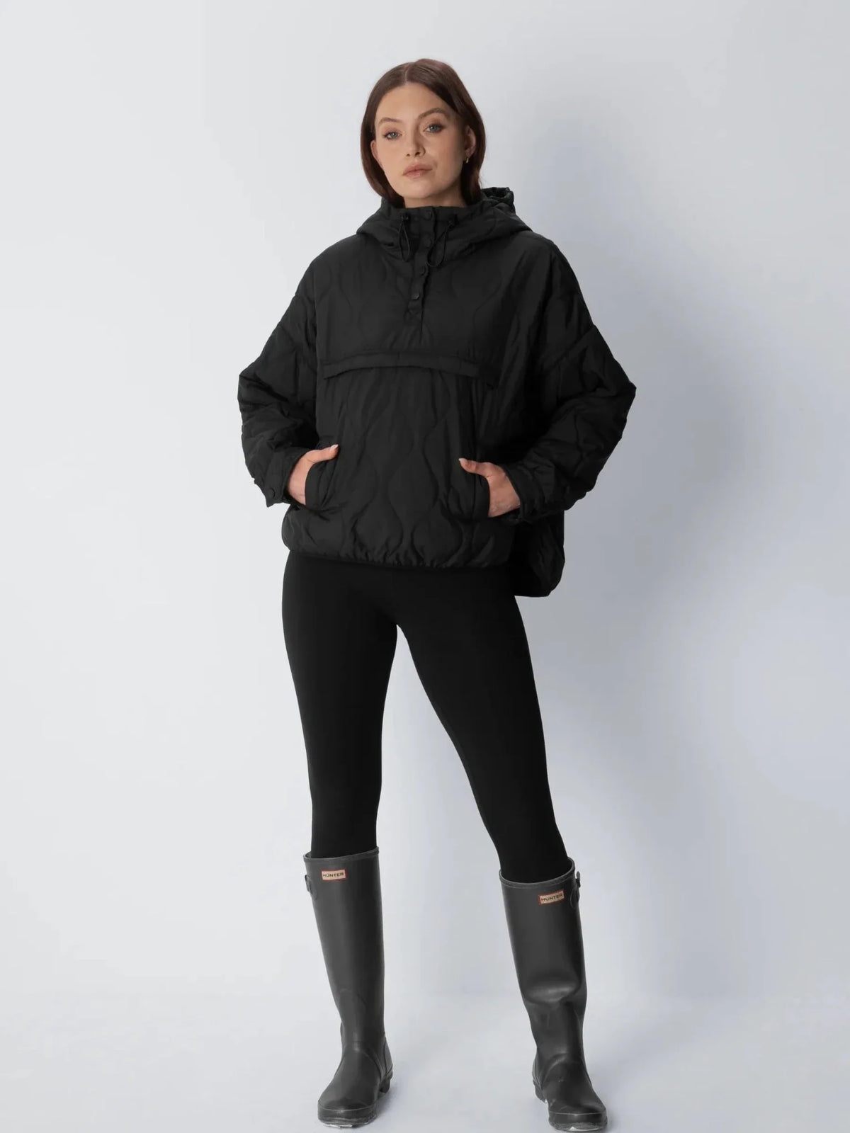 Unisex Packable Quilted Puffer Hoodie