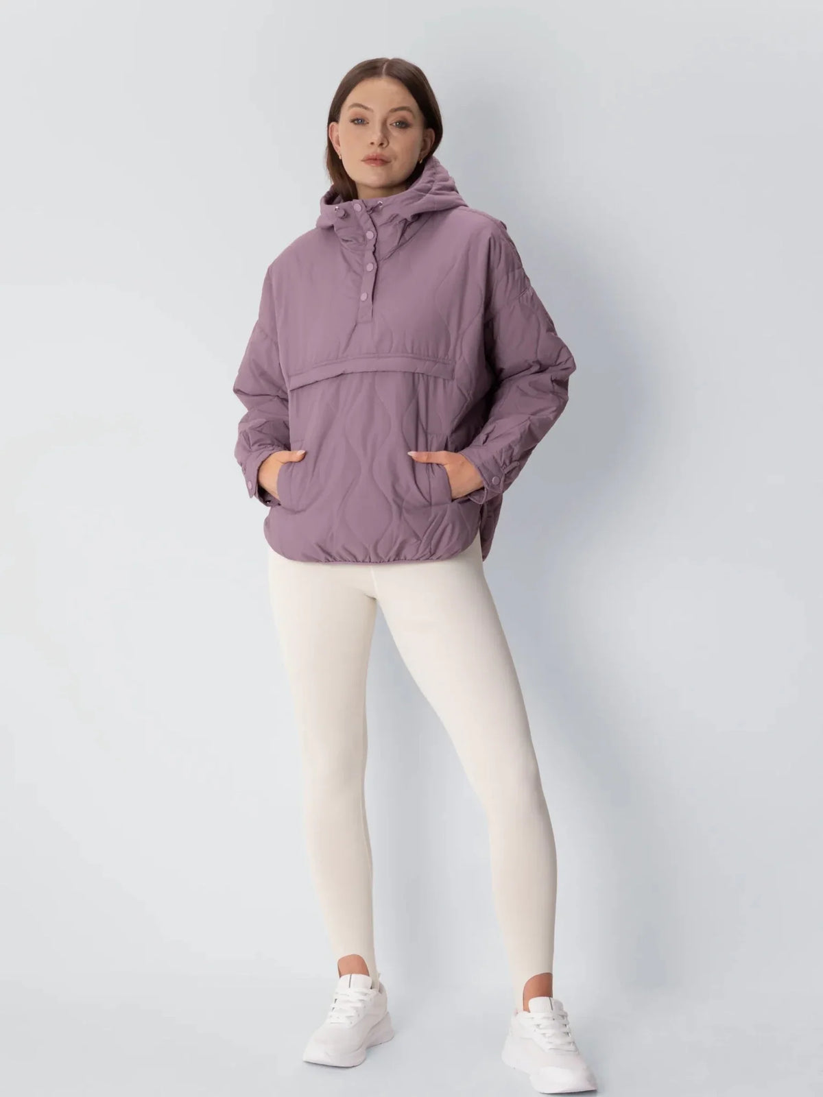 Unisex Packable Quilted Puffer Hoodie