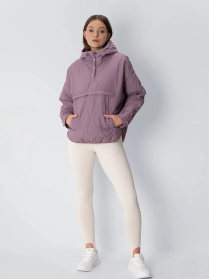 Unisex Packable Quilted Puffer Hoodie