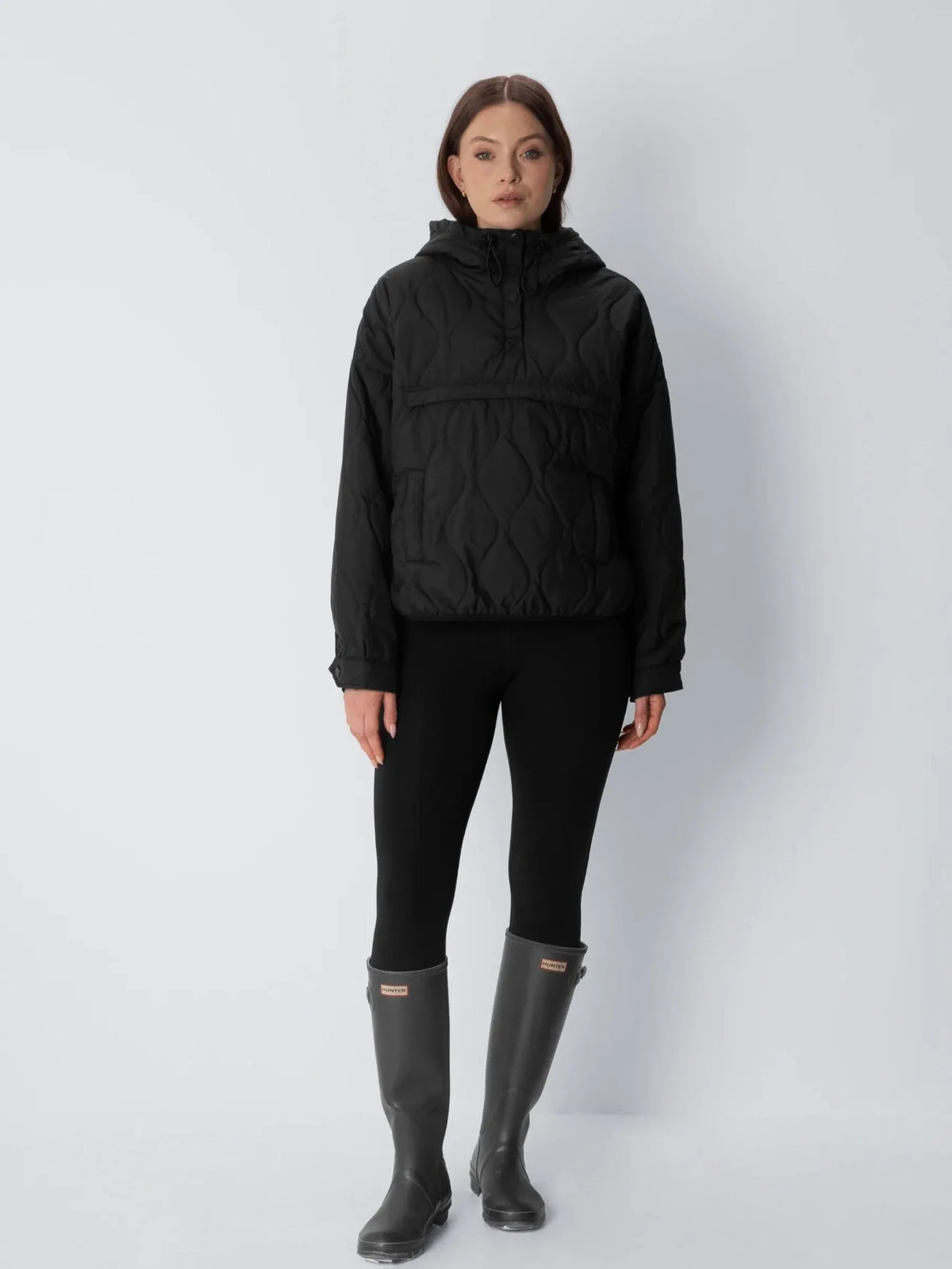 Unisex Packable Quilted Puffer Hoodie