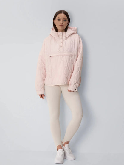 Unisex Packable Quilted Puffer Hoodie