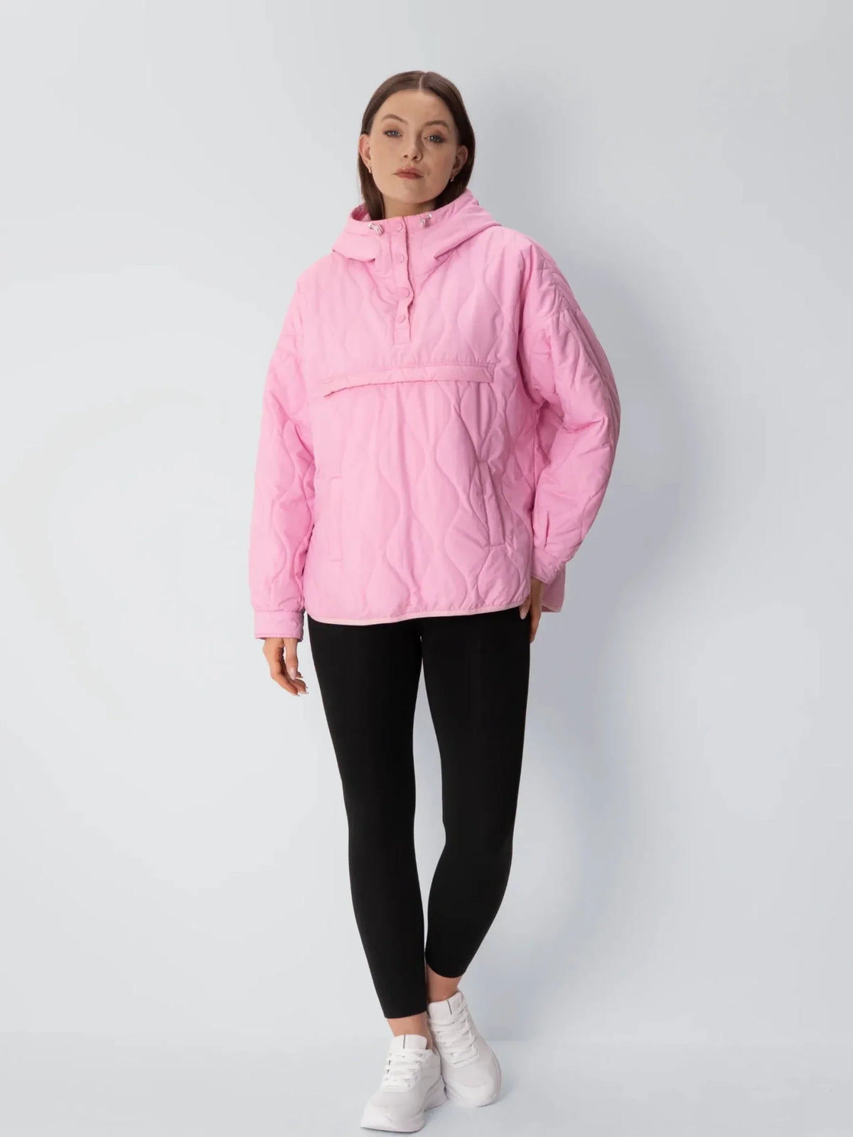 Unisex Packable Quilted Puffer Hoodie