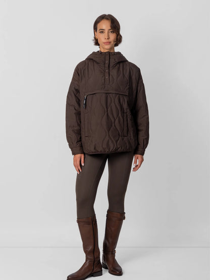 Unisex Packable Quilted Puffer Hoodie