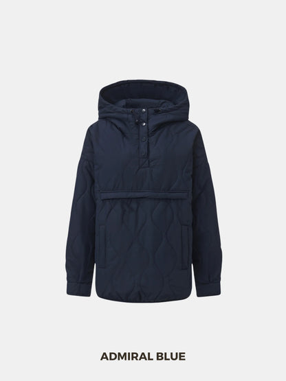 Unisex Packable Quilted Puffer Hoodie