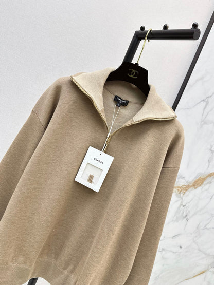 Women's Half-Zip Knit Sweatshirt