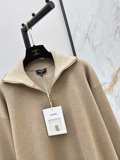 Women's Half-Zip Knit Sweatshirt