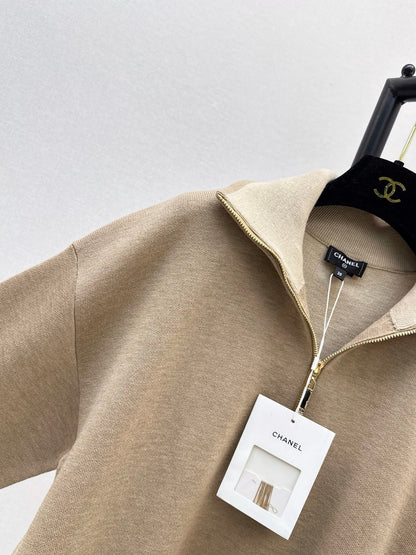 Women's Half-Zip Knit Sweatshirt