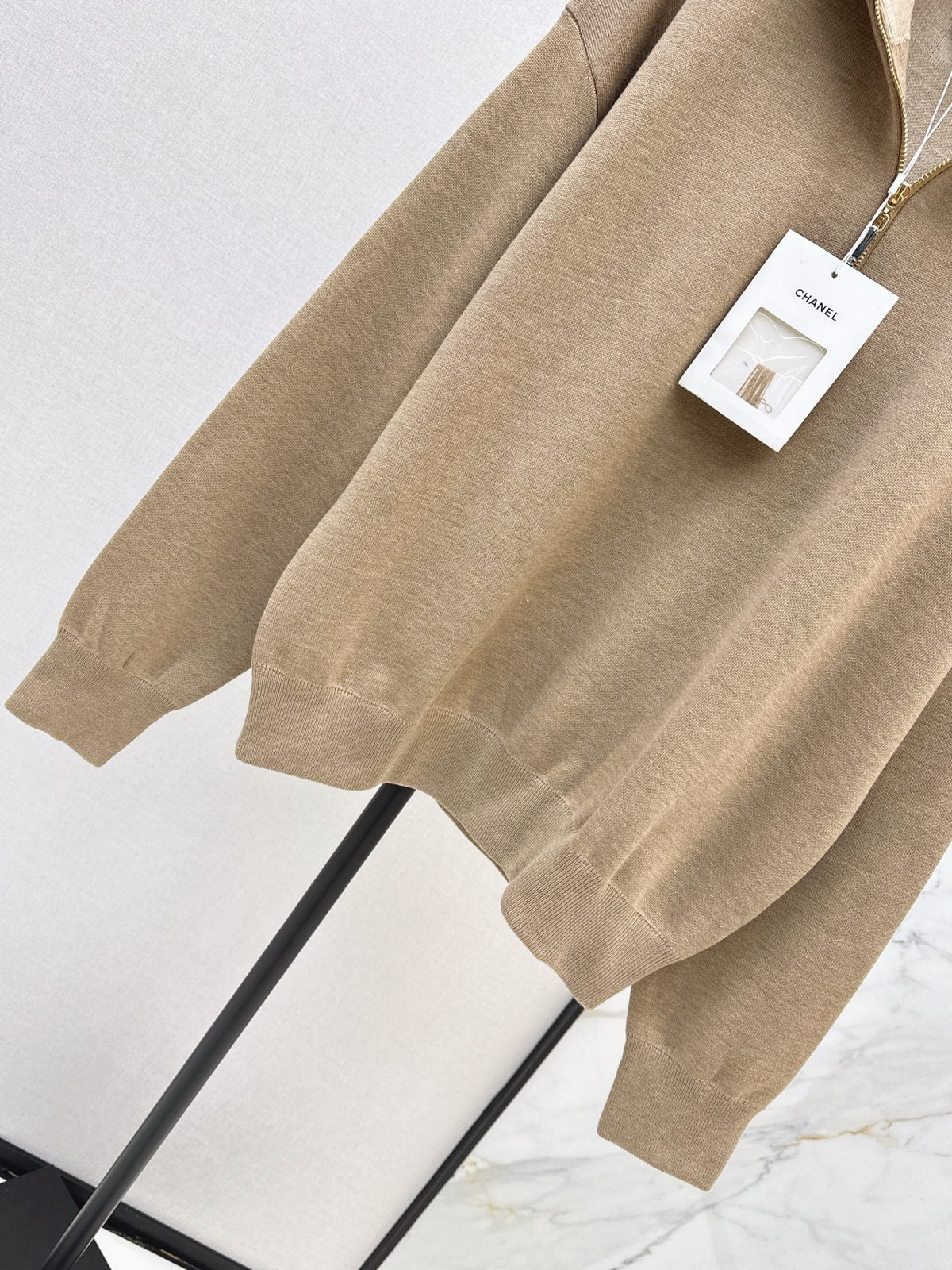 Women's Half-Zip Knit Sweatshirt