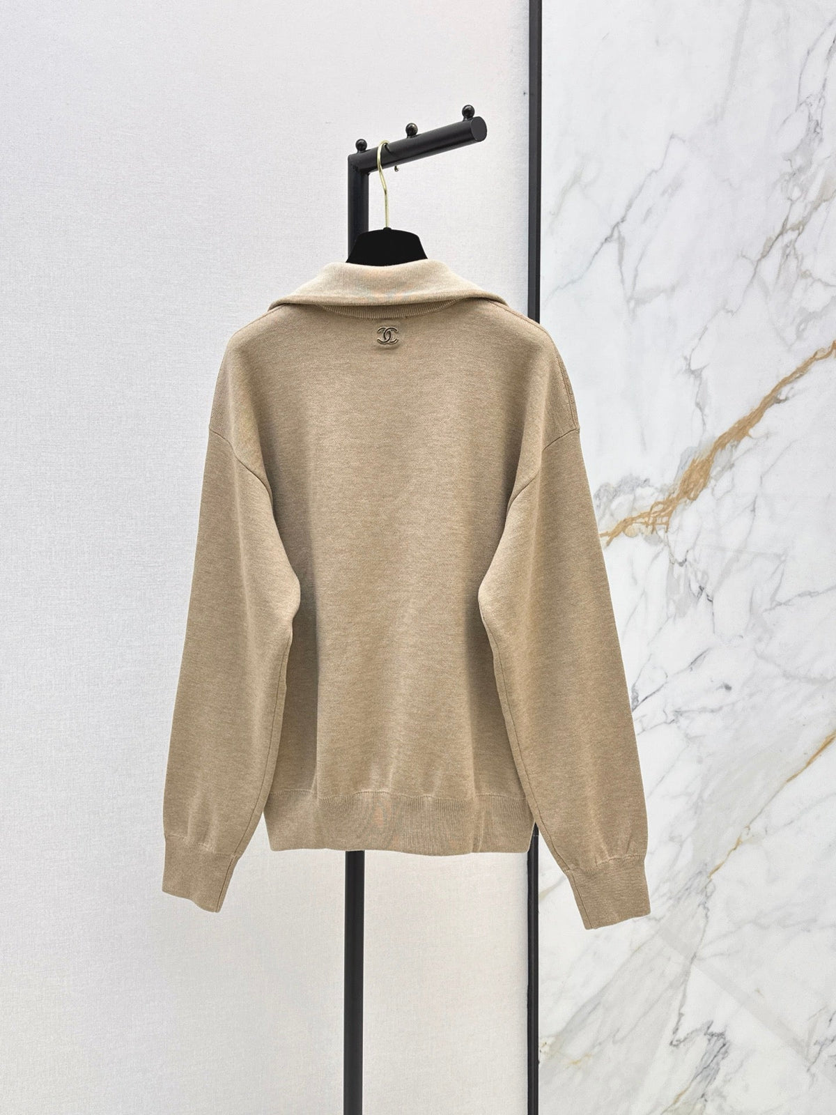 Women's Half-Zip Knit Sweatshirt