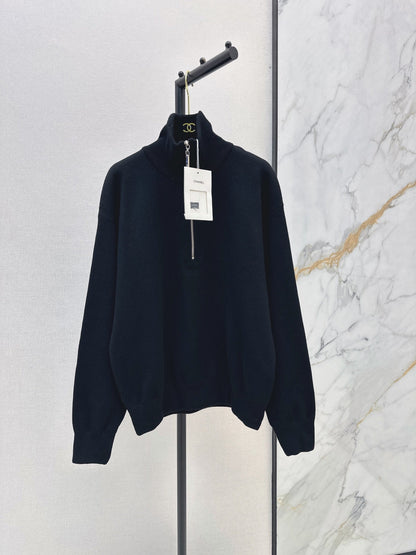 Women's Half-Zip Knit Sweatshirt
