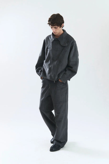 Unisex Tonal Graphic Zip Jacket