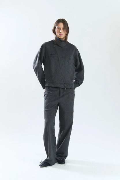 Unisex Tonal Graphic Zip Jacket